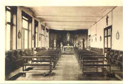 kapel van de kostschool - later speelzaal L.O. - 2003: turnzaal