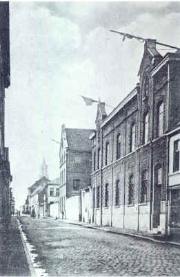 de Zandstraat in 1915 